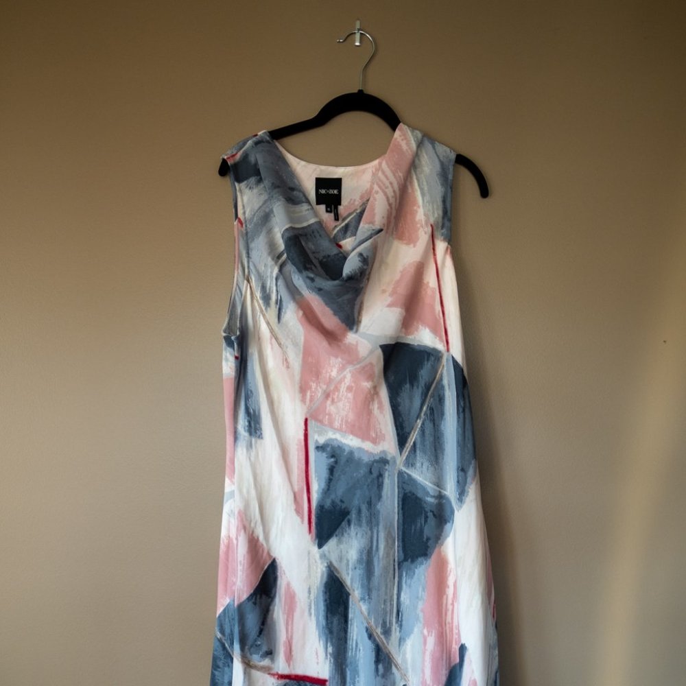 Nic+Zoe Sail Away Cowl-Neck Sleeveless Dress